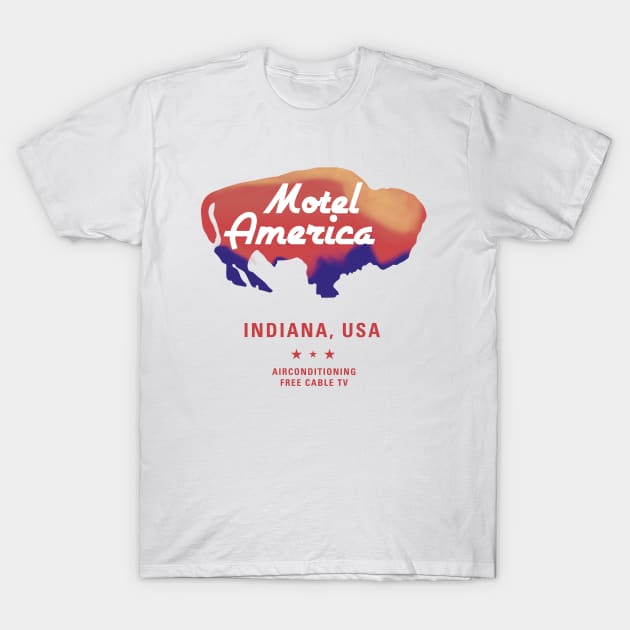 motel america - American Gods T-Shirt by Naive Rider